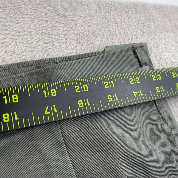 NWT Farah Men Dress Pants Size 46x30 Khaki Stain Free Performance Straight Green - Picture 7 of 16